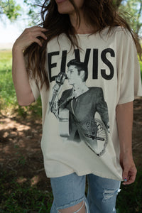 Dirty White Elvis T-Shirt