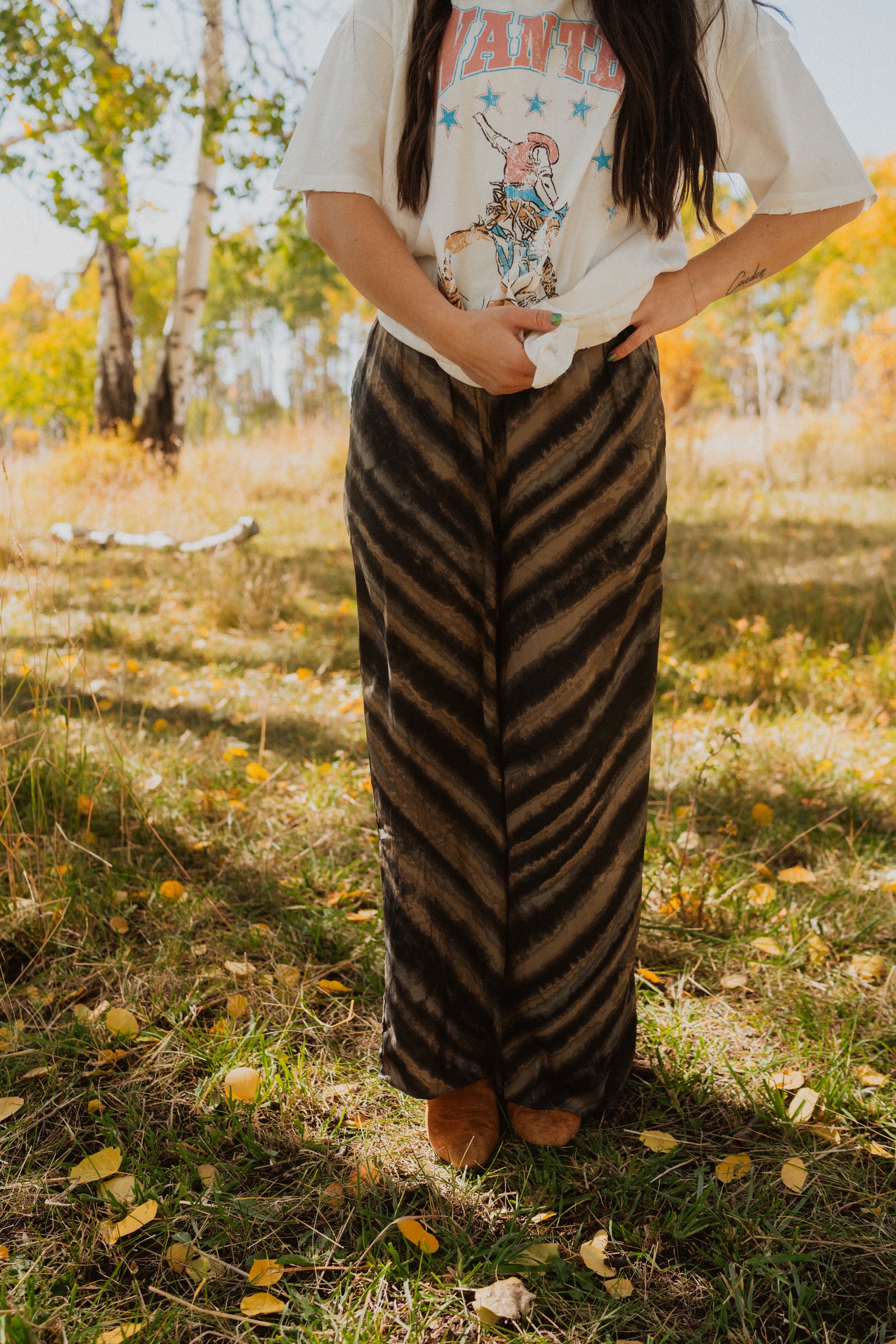 Zebra Print Pants