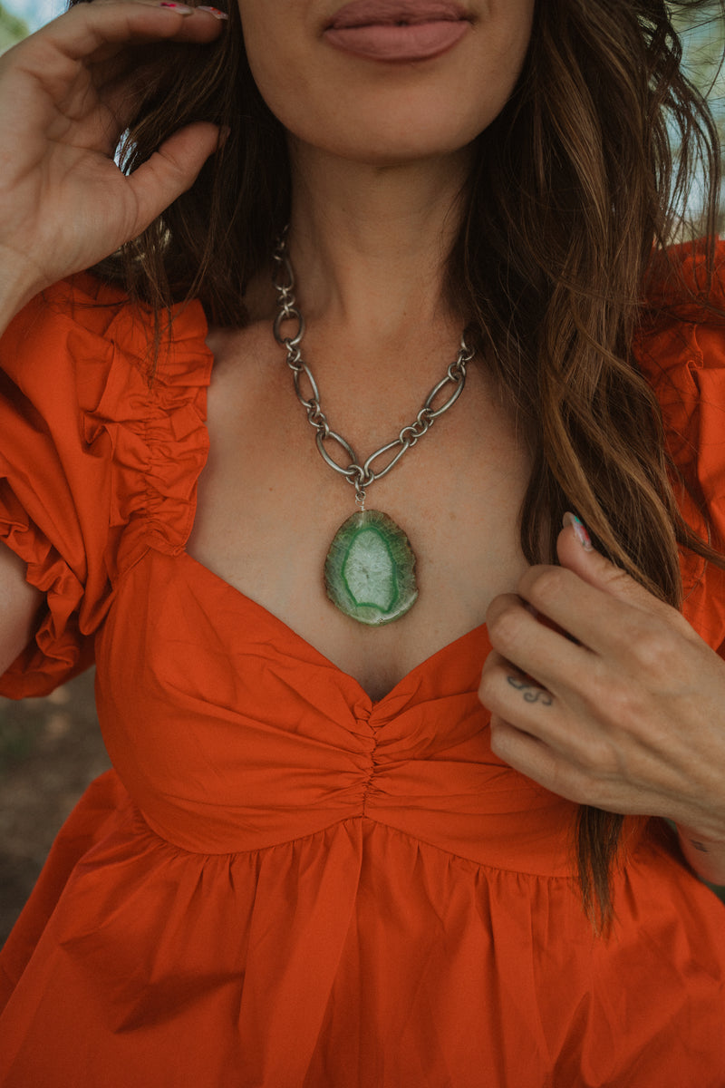 Kaley Necklace | Green