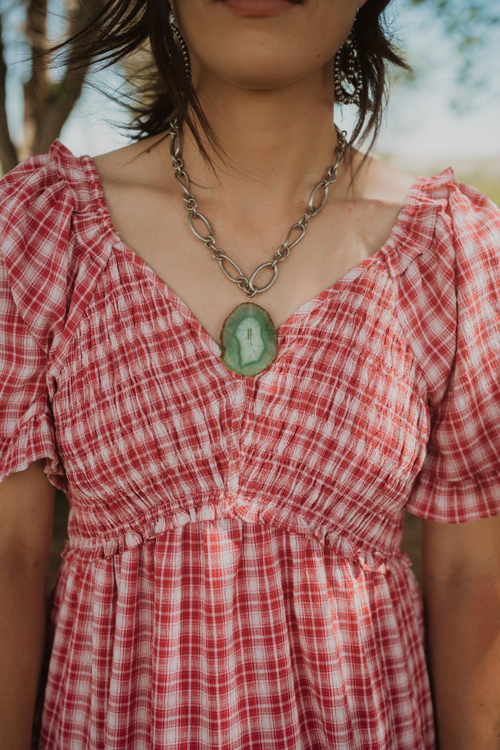 Kaley Necklace | Green