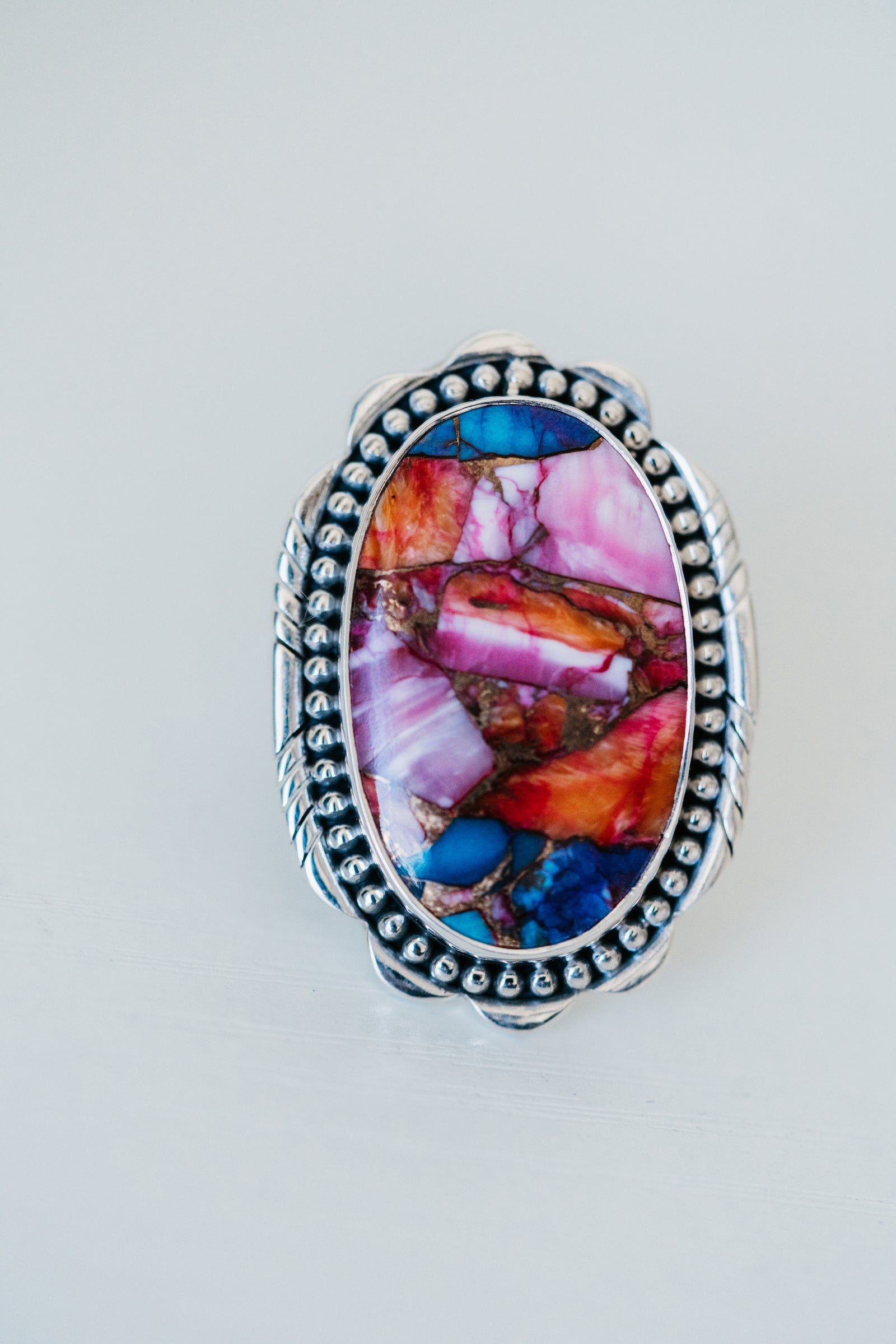 Bristol Ring | Pink Spiny Turquoise
