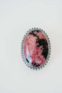 Betsy Ring | Pink Rhodonite