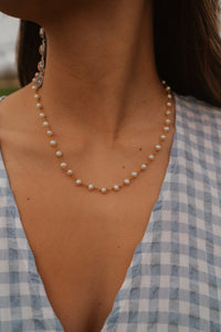 Medium Violet Pearl Necklace