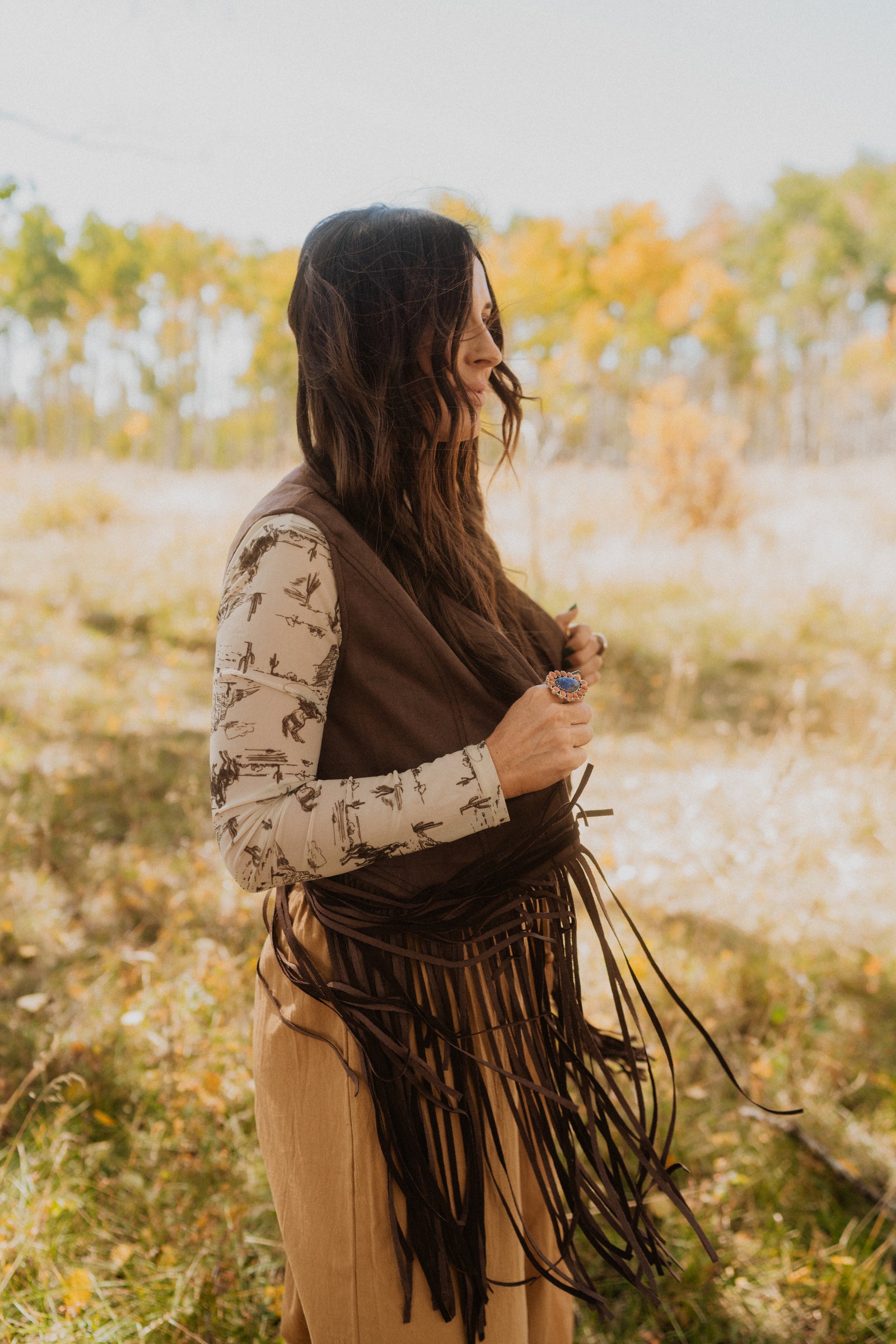 Bronx Fringe Vest