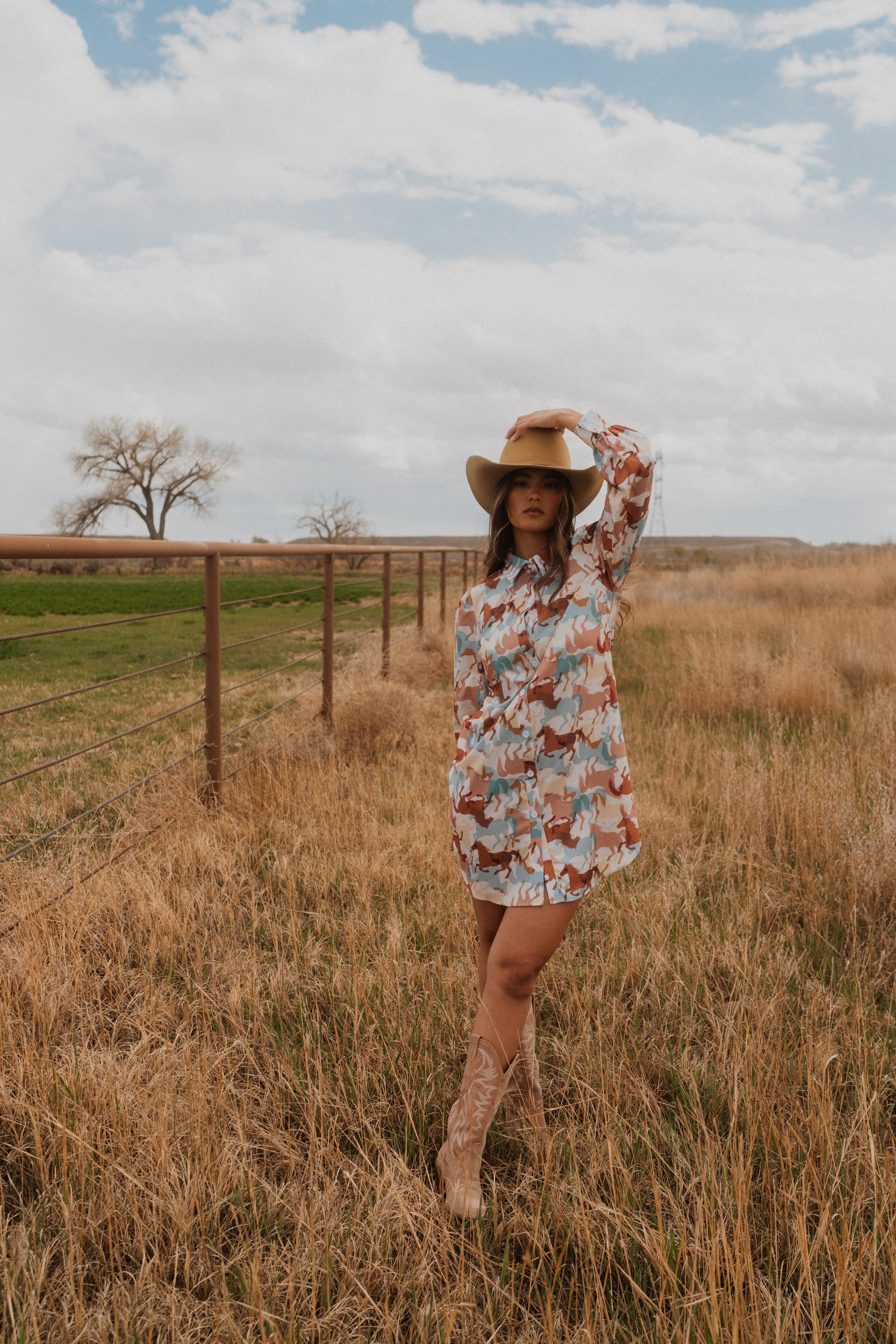 Call Me A Cowgirl Dress – Goldie Lew Jewelry Call Me A Cowgirl Dress – Goldie Lew Jewelry