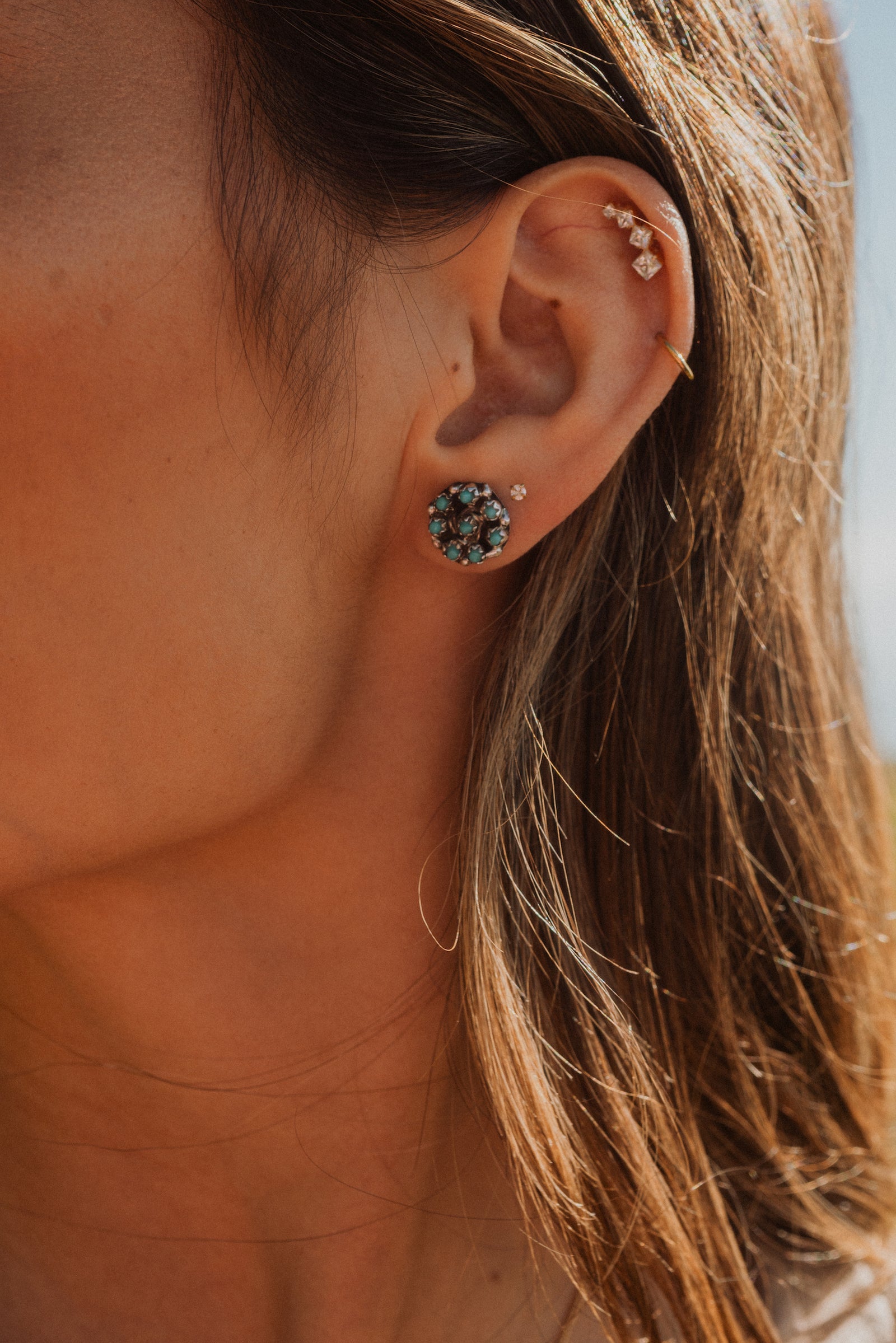 Holy Floral Studs