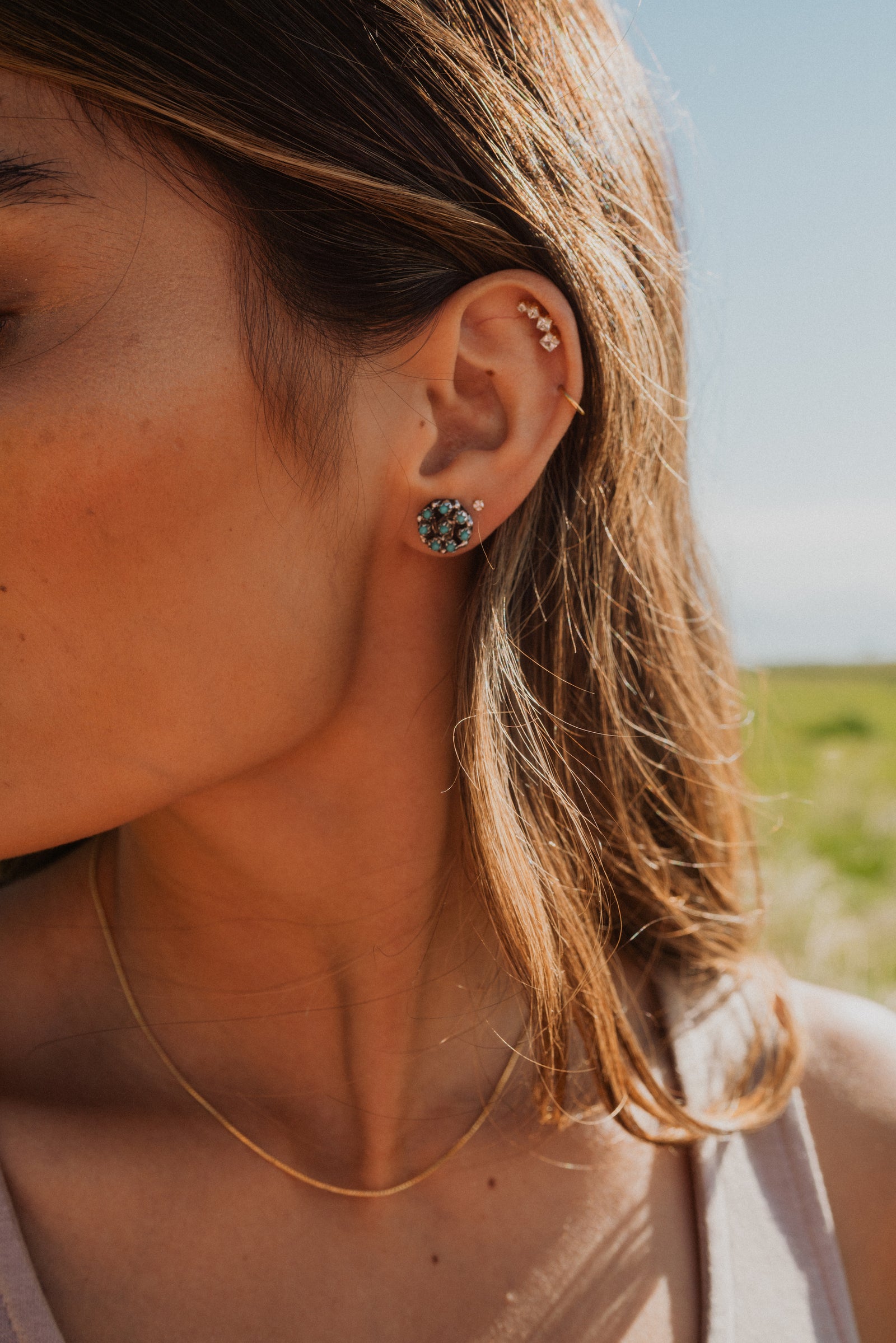 Holy Floral Studs