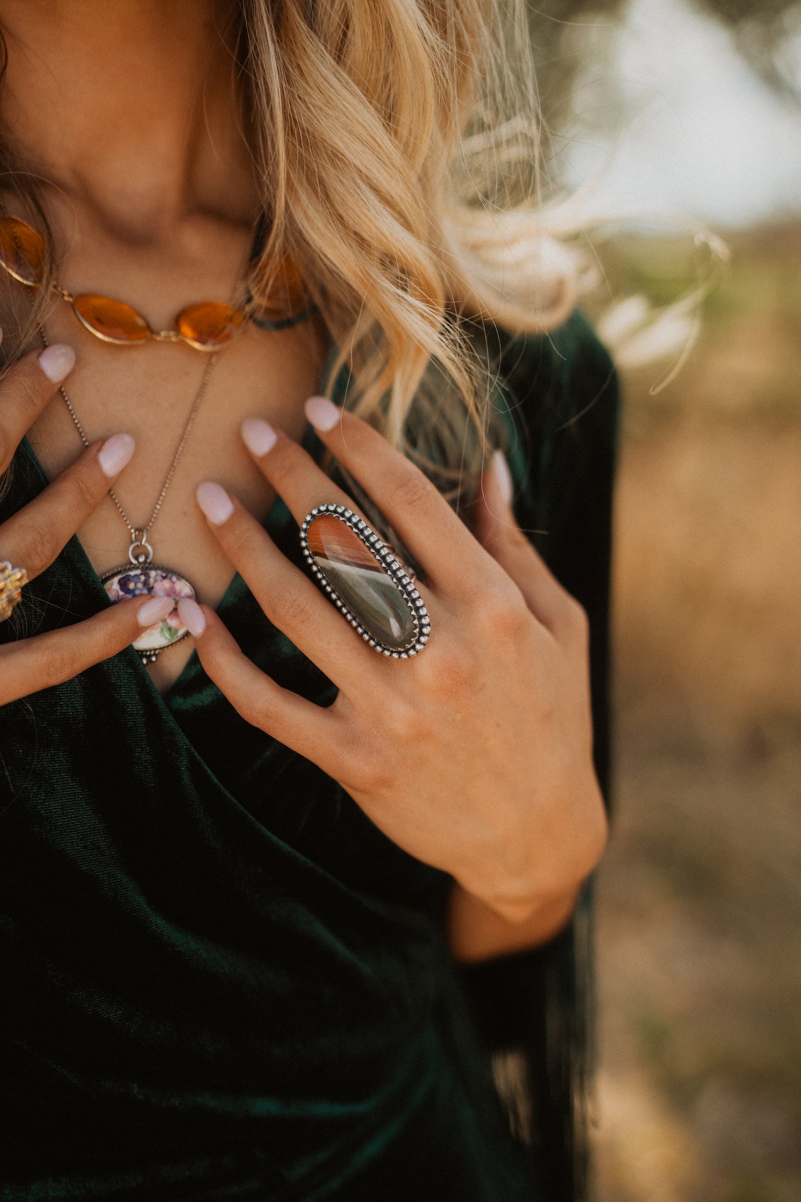 Shelly Ring | Polychrome Jasper