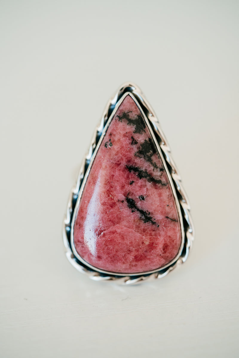 Jennifer Ring | Pink Rhodonite