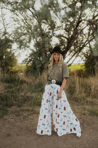 Western Graphic Pants