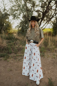 Western Graphic Pants