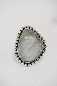 Betsy Ring | Rough Aquamarine