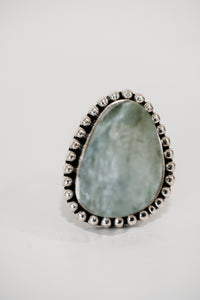 Betsy Ring | Rough Aquamarine