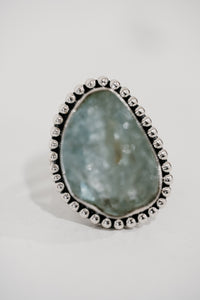 Betsy Ring | Rough Aquamarine