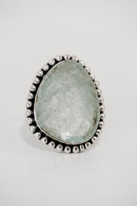 Betsy Ring | Rough Aquamarine