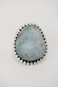 Betsy Ring | Rough Aquamarine