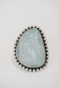 Betsy Ring | Rough Aquamarine