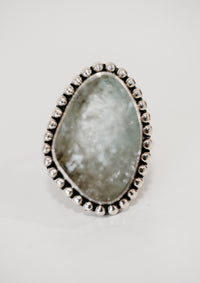 Betsy Ring | Rough Aquamarine