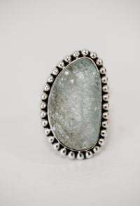 Betsy Ring | Rough Aquamarine