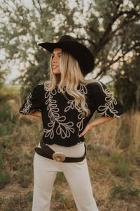 Estie Embroidered Top