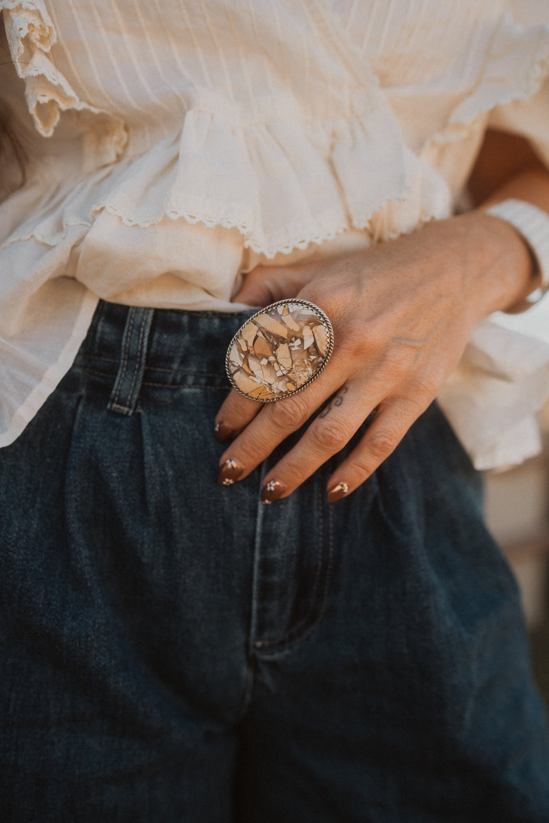 Cecily Ring | Brecciated Mookaite