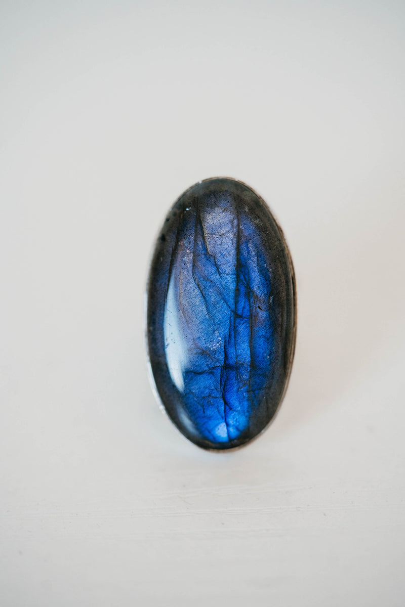 Johnny Ring | Large | Labradorite