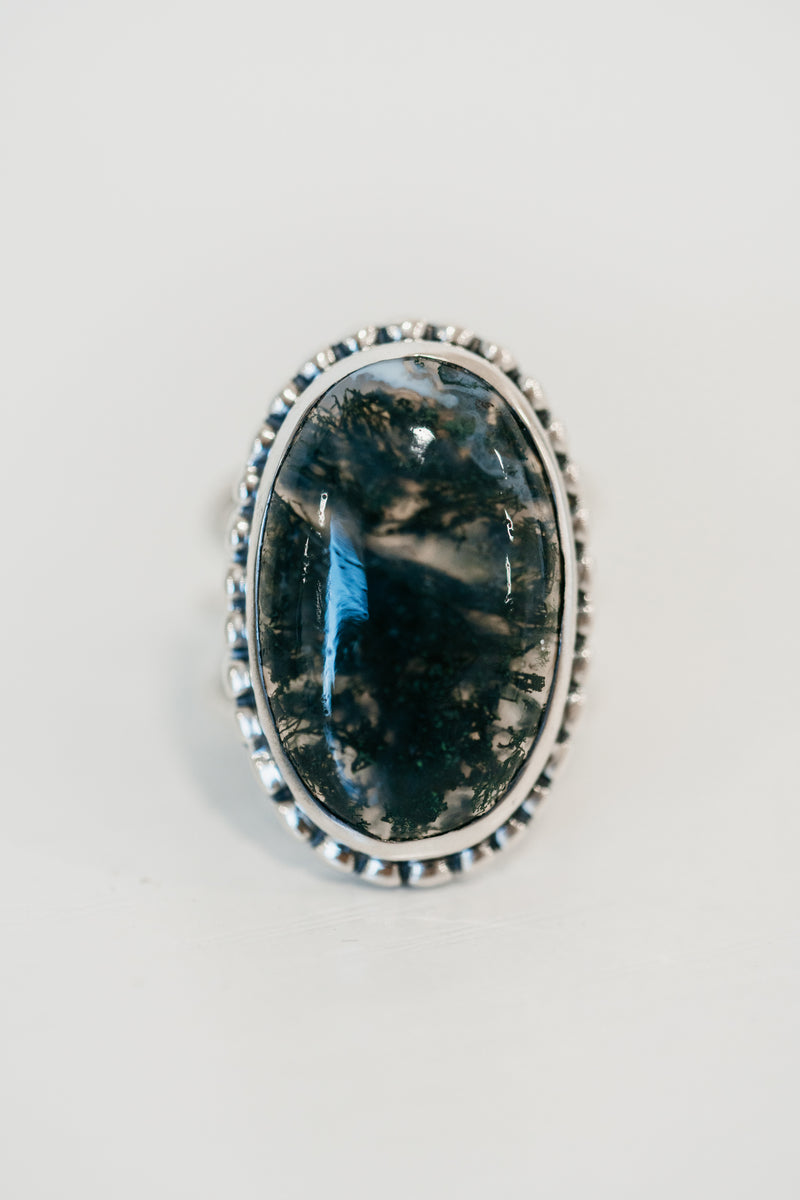 Etta Ring | Moss Agate