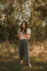 Mariel Plaid Pants