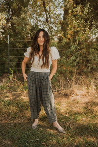 Mariel Plaid Pants