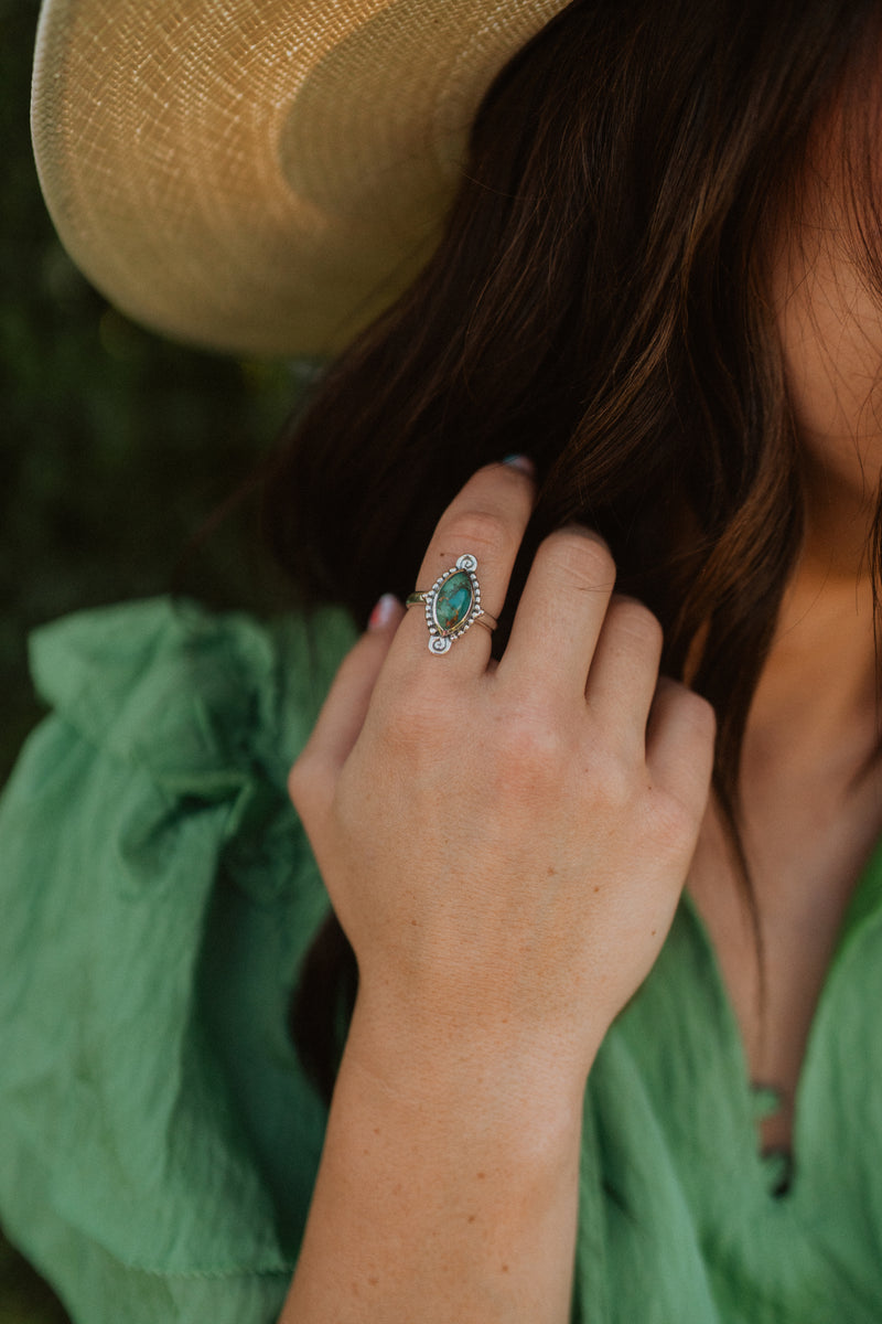 Julane Ring | Blue Copper Turquoise