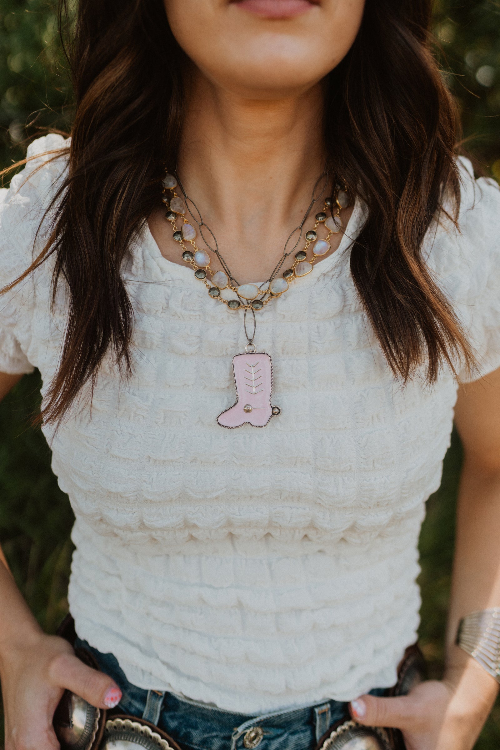 Lynnette Necklace | Moonstone