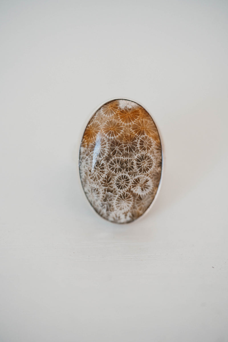 Jaya Ring | Fossilized Coral - FINAL SALE