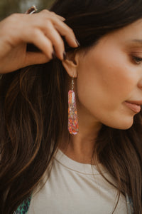 Evangeline Earrings | #3 | Pink Turquoise