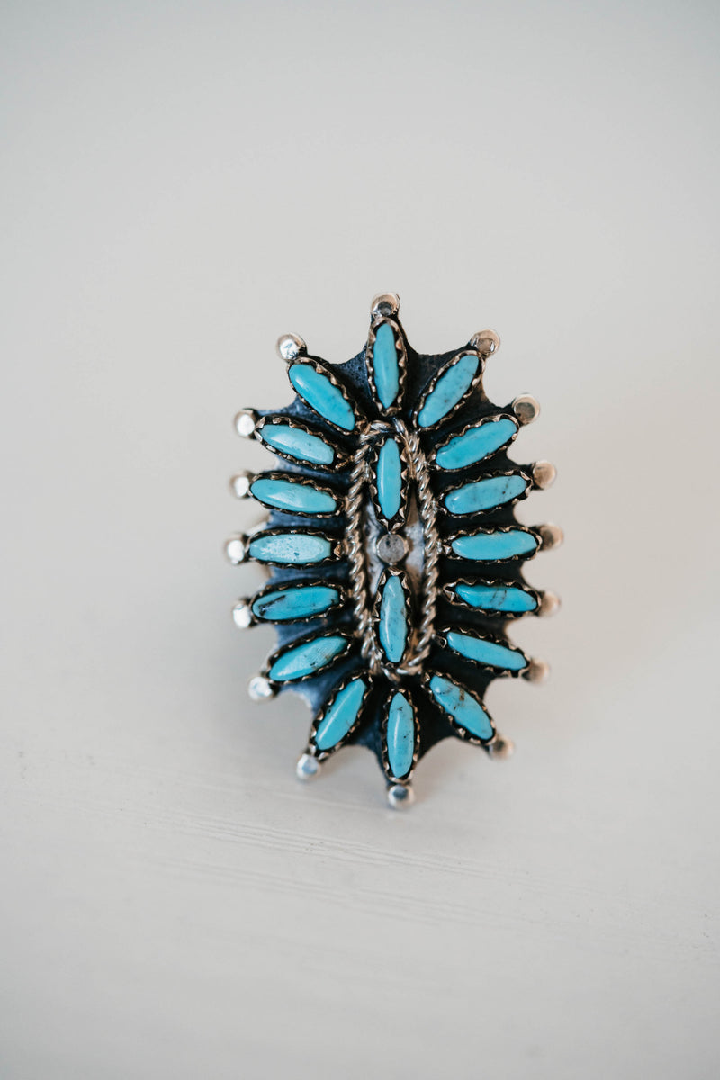 Josie Ring | #2 | Small | Turquoise- FINAL SALE