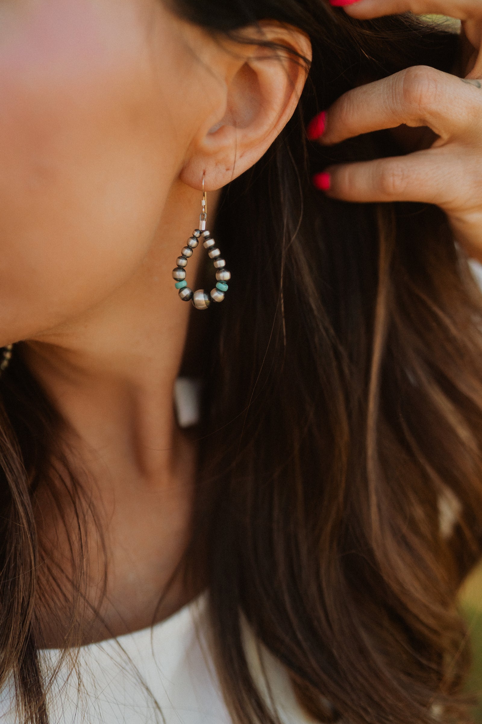 Mini Shirley Earrings | Turquoise
