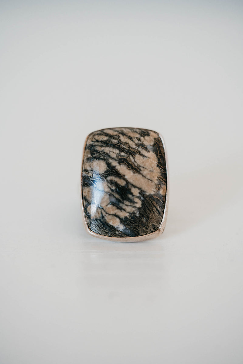 Vernon Ring | #2 | Feather Pyrite- FINAL SALE