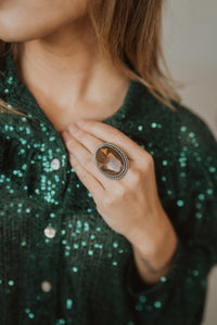 Blaze Ring | Blackout Jasper