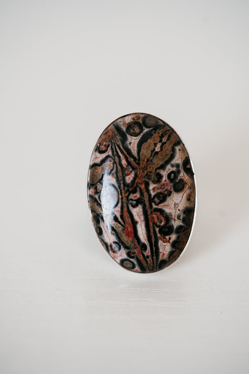 Jungle Ring | Leopard Jasper