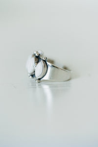 Breanne Ring | White Opal