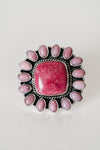 Small Chad Ring | Pink Rhodonite