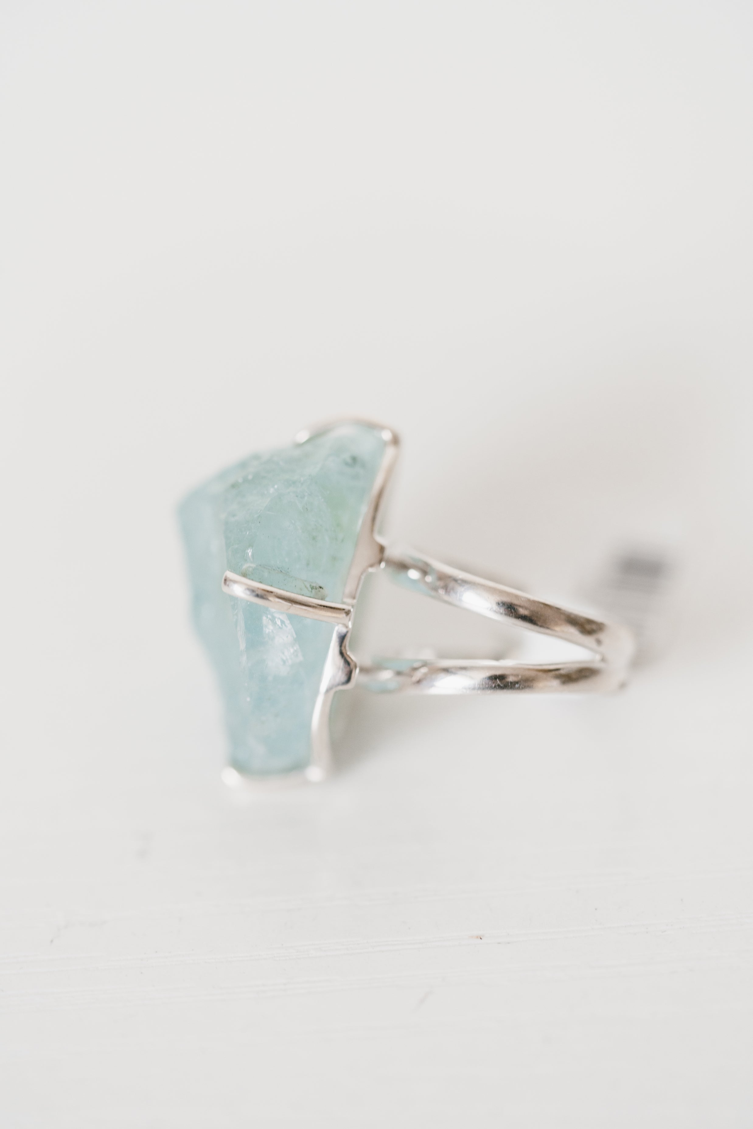 Sanz Ring | Aquamarine – Goldie Lew Jewelry