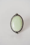 Aaliyah Ring | Lemon Chrysoprase