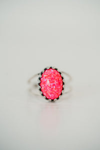Crosby Ring | Pink Opal