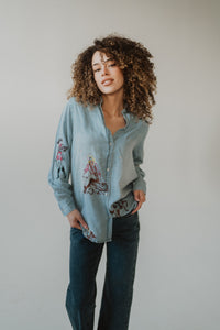 Denim Cowgirls Top