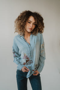 Denim Cowgirls Top