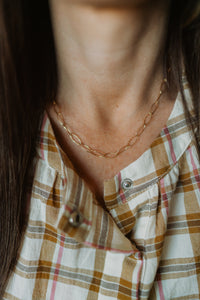 Etched Shelly Necklace | #3