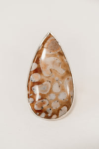 Ginger Ring | Deer Fawn Jasper