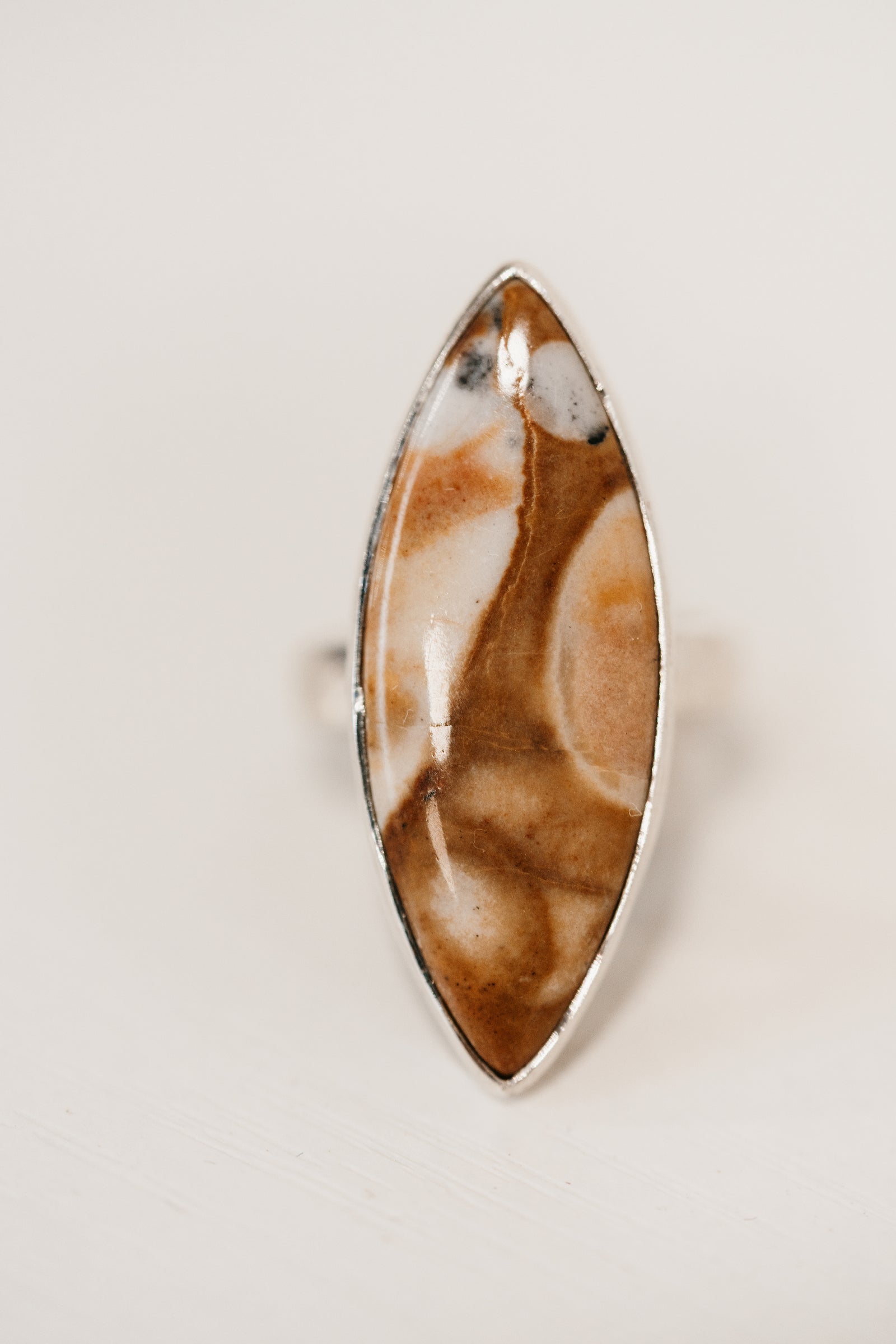 Ginger Ring | Deer Fawn Jasper