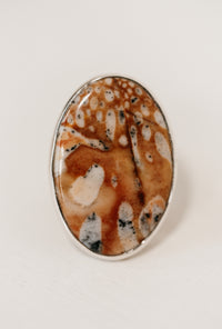 Ginger Ring | Deer Fawn Jasper