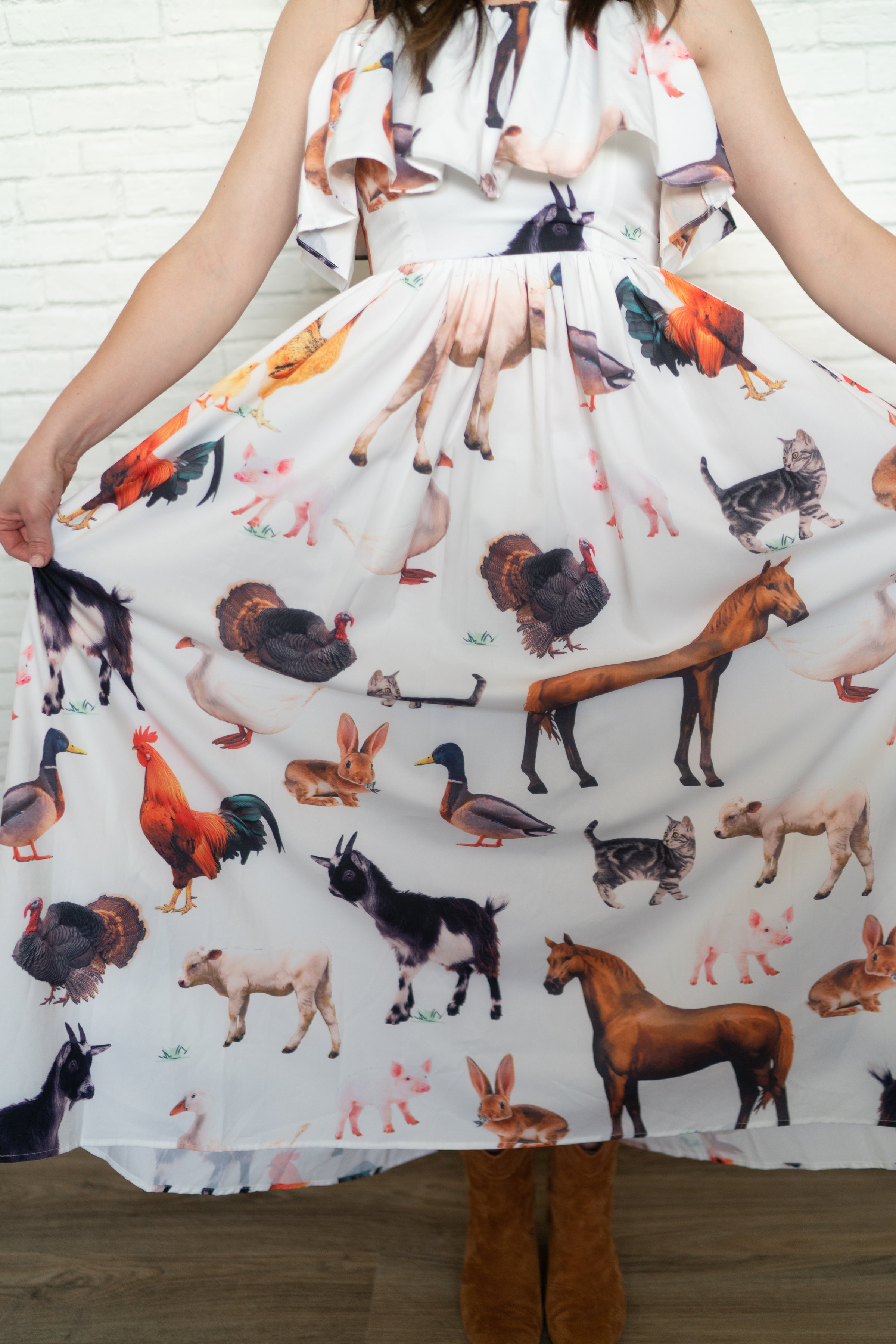 Farm Animal Dress - FINAL SALE Farm Animal Dress - FINAL SALE